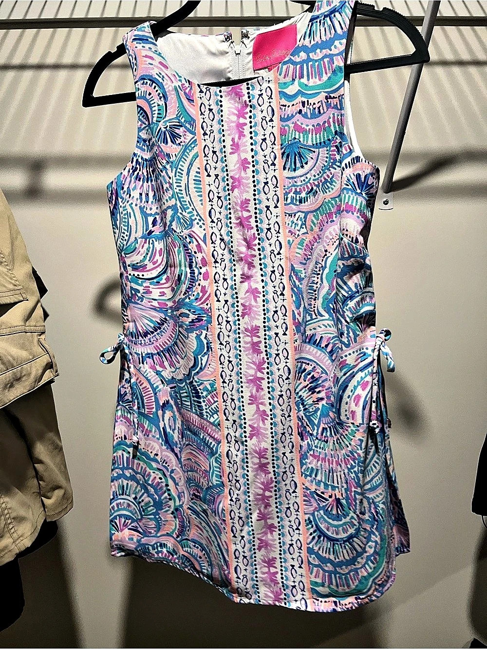 Lilly Pulitzer Donna Romper Mini Dress in Blue & Pink